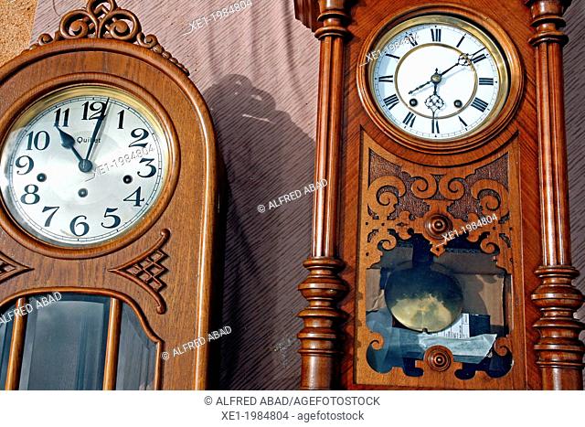 Pendulum clocks, antiques