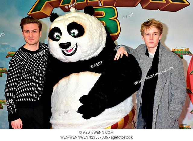 German premiere of Kung Fu Panda 3 at Zoo-Palast. Featuring: Jannik Schuemann, Louis Hofmann Where: Berlin, Germany When: 03 Mar 2016 Credit: AEDT/WENN