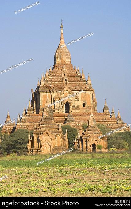 Htilominlo Temple, Bagan, Burma, Pagan, Myanmar, Asia
