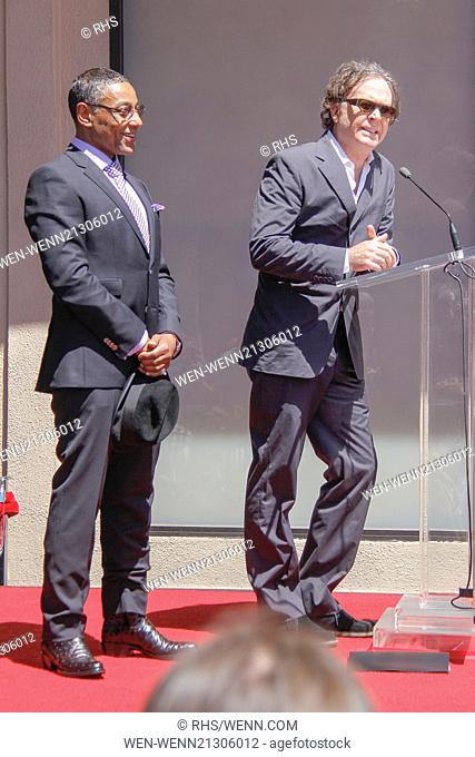 Giancarlo Esposito is honored with a Star on the Hollywood Blvd Walk of Fame Featuring: Giancarlo Esposito, Timothy Hutton Where: Hollywood, California