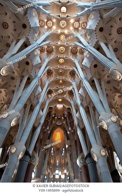 Sagrada Familia, Architect Antoni Gaudi, Barcelona, Spain