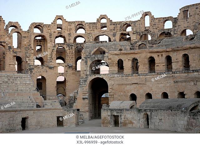 Roman amphitheatre  El Djem  Tunisia