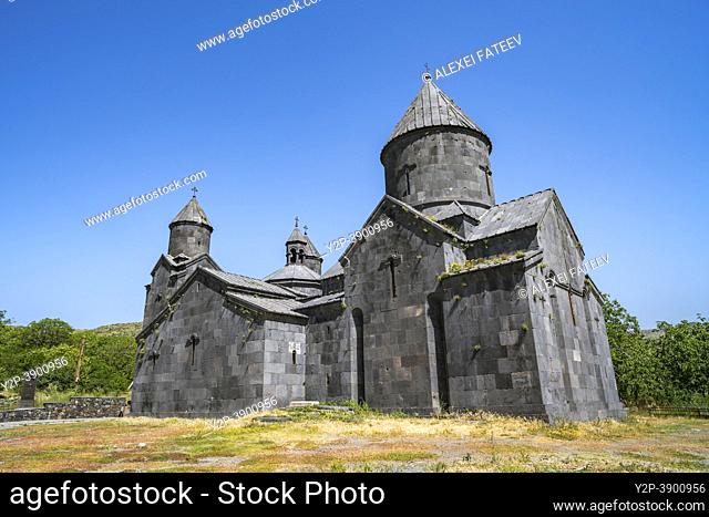 13th century Tegher monastery in Aragotsotn provonce in Armenia