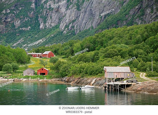 Remote settlement in Northern Norway