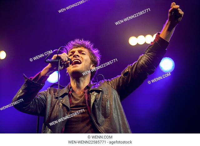 Scottish singer Paolo Nutini makes his long overdue return to Cornwall, headlining the 2015 season opening of the Eden Sessions Featuring: Paolo Nutini Where:...