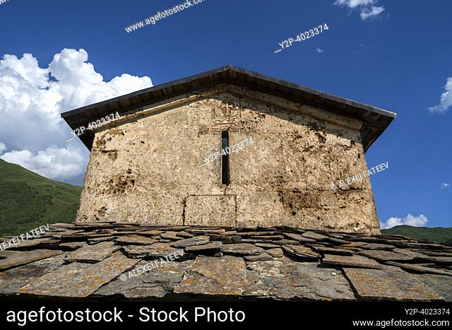 Lamaria monastery in Ushguli, Upper Svaneti, Georgia
