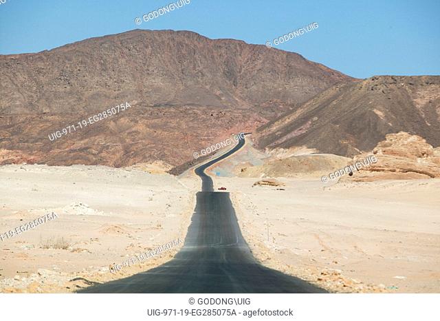 Desert road, Egypt