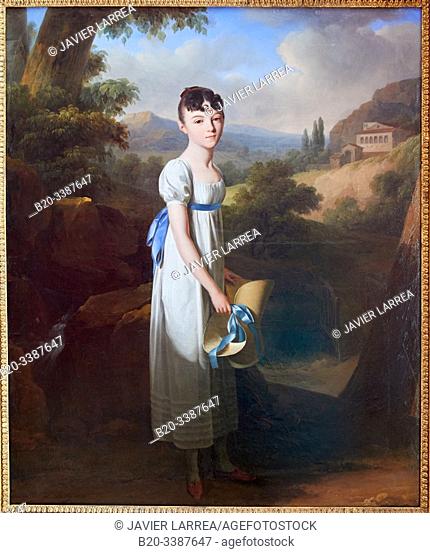 "Portrait de mademoiselle Athénaïs d’Albenas"", 1807, Louis Léopold Boilly, Petit Palais Musée des Beaux Arts de la Ville de Paris, France, Europe