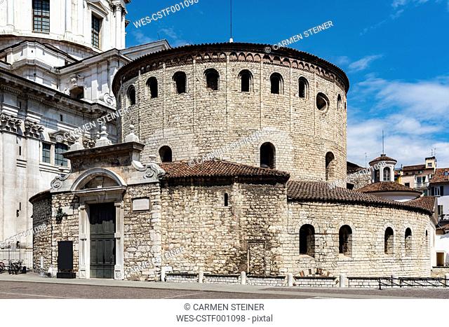 Italy, Brescia, view to Old Cathedral