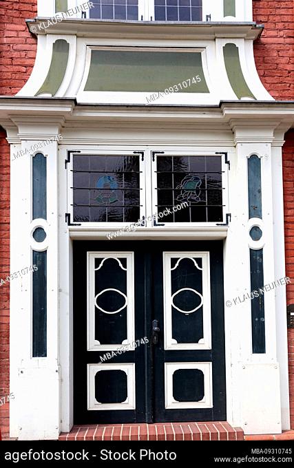 Front door, Dutch Quarter, Potsdam, Brandenburg, Germany, Europe