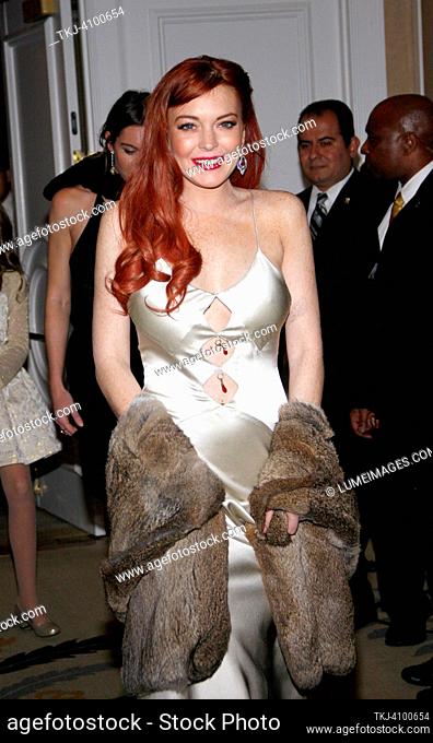 Lindsay Lohan at the Los Angeles premiere of 'Liz & Dick' held at the Beverly Hills Hotel in Beverly Hills on November 20, 2012. Credit: Lumeimages