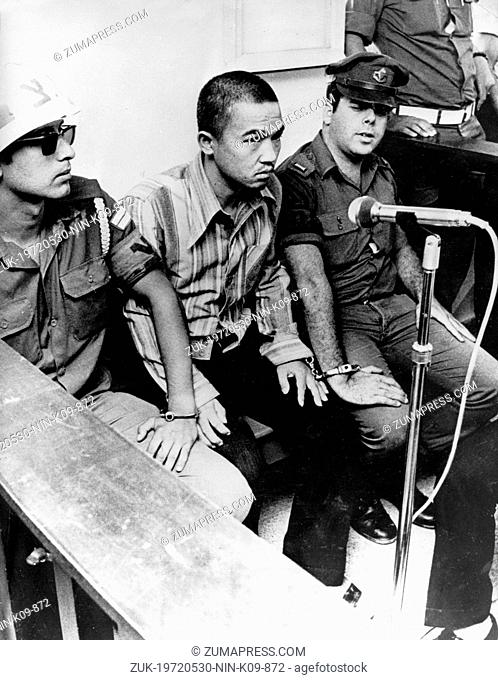 May 30, 1972 - Tel Aviv, Israel - Three members of the Japanese Red Army undertook a terrorist attack on behalf of the Popular Front for the Liberation of...