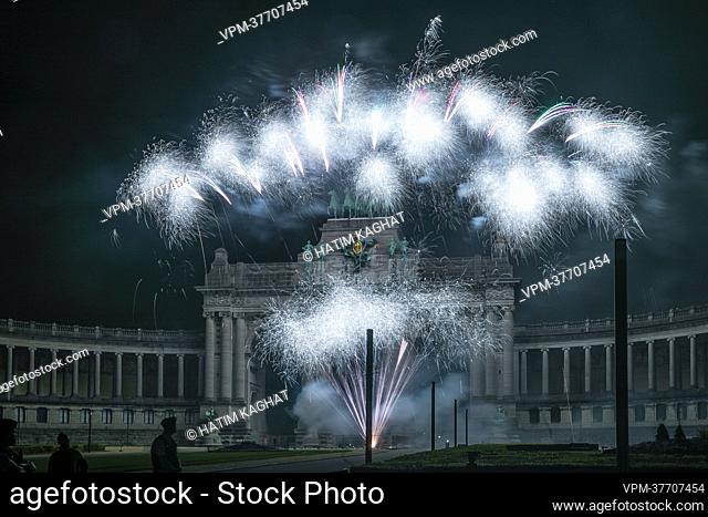 Illustration picture shows Illustration picture shows the concert and fireworks 'Belgium Celebrates - Belgie viert feest - La Belgique fait la fete' event