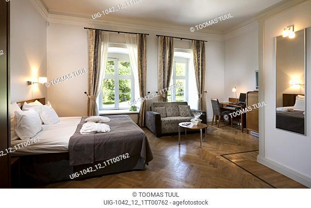 Bedroom in Vihula manor hotel
