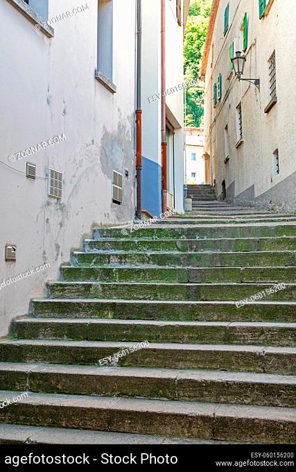 Old Stone Stairs Street in San Marino