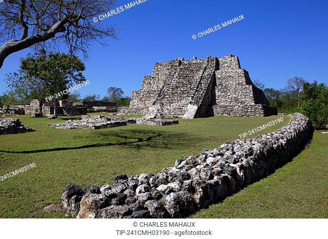 Mexico, Yucatán, Mayapán, the antique mayan city