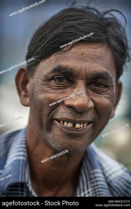 Fisherman Sudurikku Ganadsa, who is 57 years old. “Help Age International” gave him a loan to buy fishing nets. He has another loan which he used to repair the...