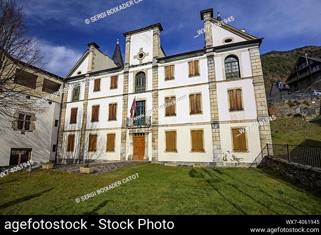 Arxiu Istoric Generau d'Aran Building (Aran Valley, Catalonia, Spain, Pyrenees)
