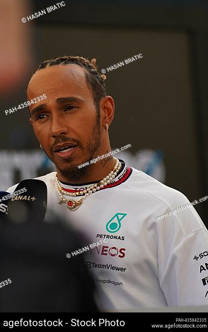 November 23rd, 2023, Yas Marina Circuit, Abu Dhabi, Formula 1 Etihad Airways Abu Dhabi Grand Prix 2023, in the picture Lewis Hamilton (GBR)