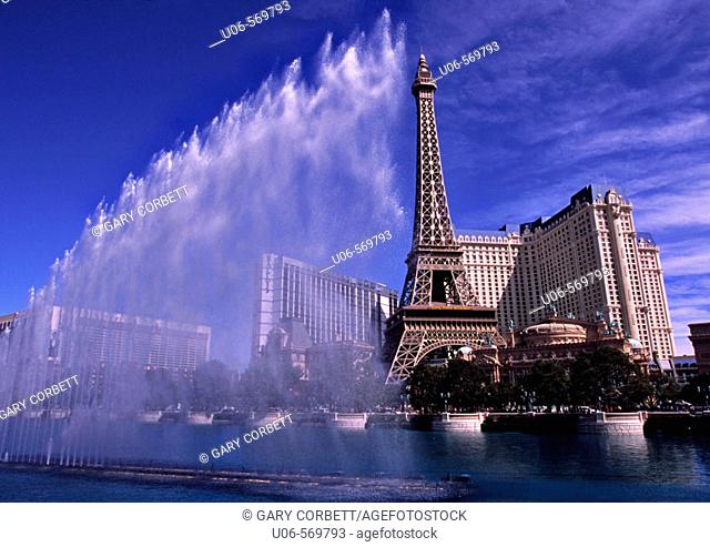 Fountain. Bellagio Hotel and Casino. Las Vegas. USA