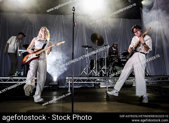Odense, Denmark. 24th, June 2023. The Norwegian singer and songwriter Astrid S performs a live concert during the Danish music festival Tinderbox 2023 in Odense