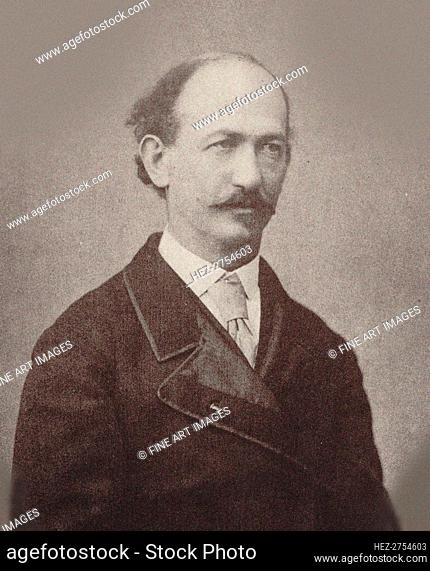 Portrait of the Composer Maurice Strakosch (1825-1887) , c. 1870. Creator: Anonymous
