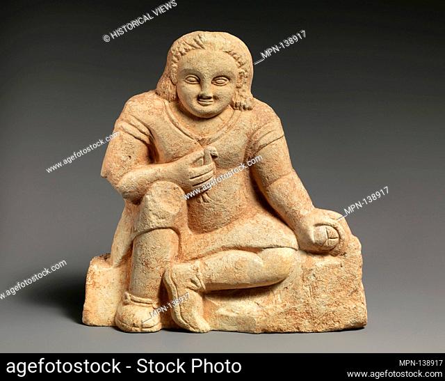 Limestone statuette of a temple girl. Period: Hellenistic or Early Imperial; Date: 3rd century B.C.-1st century A.D; Culture: Cypriot; Medium: Limestone;...