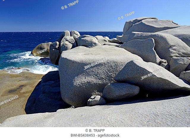 rocks at Punta Marmorata, Italy, Sardegna, Punta Marmorata, Olbia-Tempio
