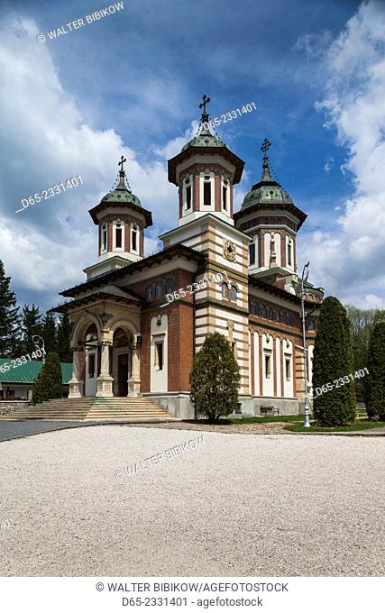 Romania, Transylvania, Sinaia, Sinaia Monastery, mother church, exterior
