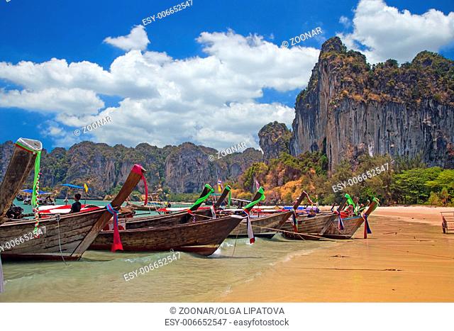 Longtail boats, Thailand