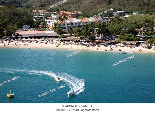 View of Huatulco beach resort. Mexico