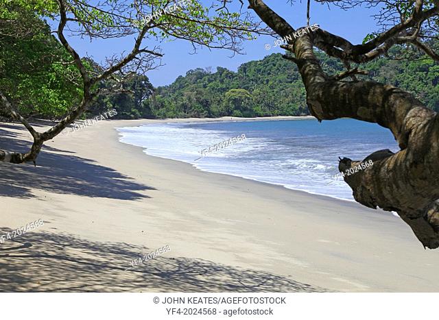 Playa Puerto Escondido also known as Playa Cuatro Manuel Antonio National Park, Costa Rica, Central America