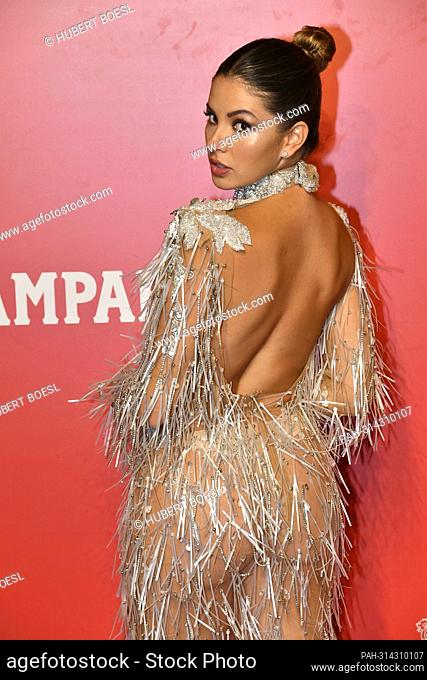 Melissa Hernandez attends the amfAR gala during the 79th Venice International Film Festival at Arsenale on the Lido in Venice, Italy, on 07 September 2022