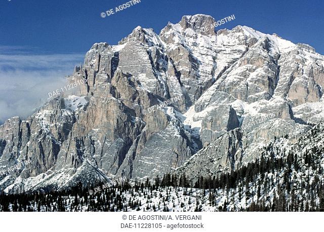 The Sasso Santa Croce-Kreuzkofel massif, Fanes-Sennes-Prags Nature Park, Dolomites (UNESCO World Heritage List, 2009), Val Badia (Gadertal), Trentino-Alto Adige