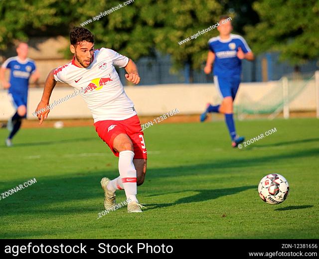 Massimo Bruno (RB Leipzig) beim Testspiel FC Grimma gegen RB Leipzig am 20.07.2018