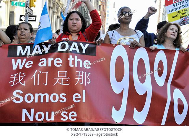 May 1, 2012, Occupy Wall Street, Manhattan, New York City
