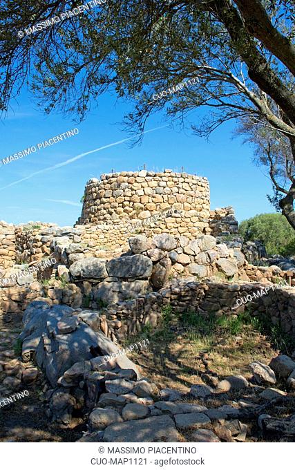 Nuraghe La Prisgiona archaeological site, dating from 1300 BC, near Arzachena, Sardinia, Italy, Europe