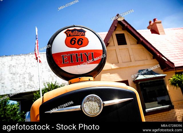 Tourist Information, Baxter Springs, Historic Route 66, Kansas, USA