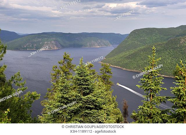 Eternite bay, Saguenay National Park, Riviere-eternite district, Province of Quebec, Canada, North America