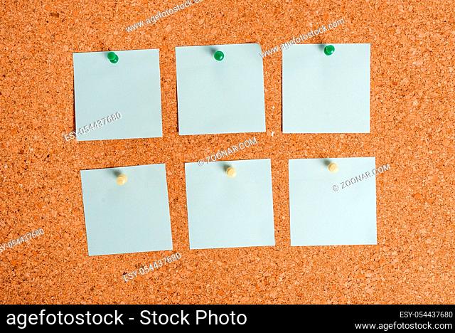 Corkboard color size paper pin thumbtack tack sheet billboard notice board