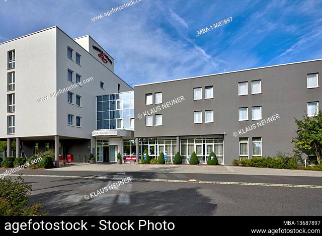 Vienna House Easy, hotel, house facade, door, window, entrance, Amberg, Upper Palatinate, Bavaria, Germany, Europe