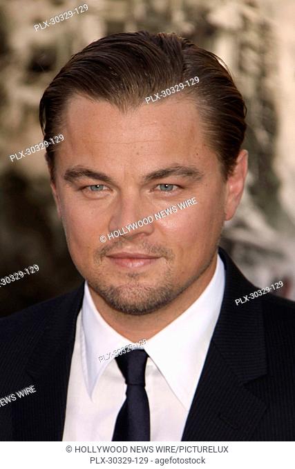 Leonardo DiCaprio at the Premiere of Warner Brothers Pictures' Inception. Arrivals held at Grauman's Chinese Theatre in Hollywood, CA, July 13, 2010