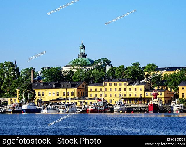 View towards the Skeppsholmen Island, Stockholm, Stockholm County, Sweden