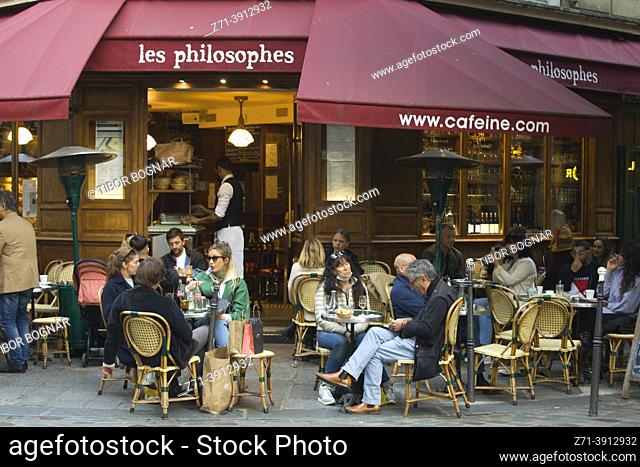 France, Paris, cafe, people,