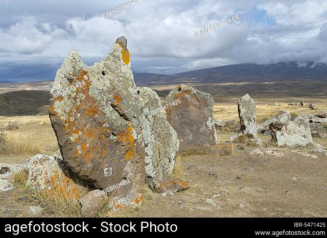 Prehistoric Karer Archaeological Site of Zorats, Sisian, Syunik Province, Armenia, Caucasus, Middle East, Asia