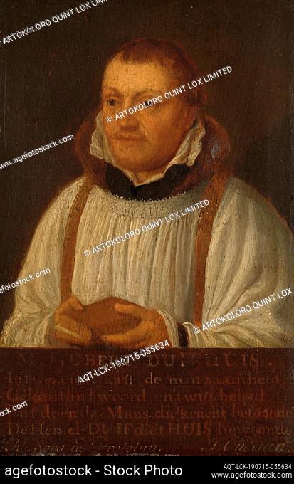Portrait of Huybert Duyfhuys (c. 1515-81), Pastor of the Church of St James, Utrecht, Portrait of Huybert Duyfhuys (1515-81), pastor of St