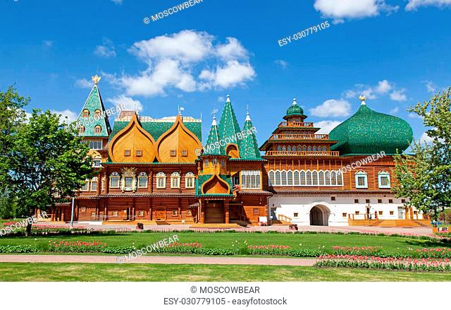 Moscow. Wooden palace in Kolomenskoe