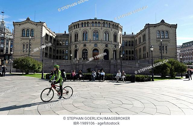 Storting, Norwegian Parliament, Oslo, Norway, Scandinavia, Europe