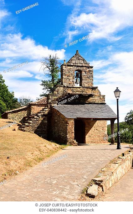 La Asuncion church of Flechas, La Culebra mountain, Aliste, Zamora province, Castile and Leon, Spain