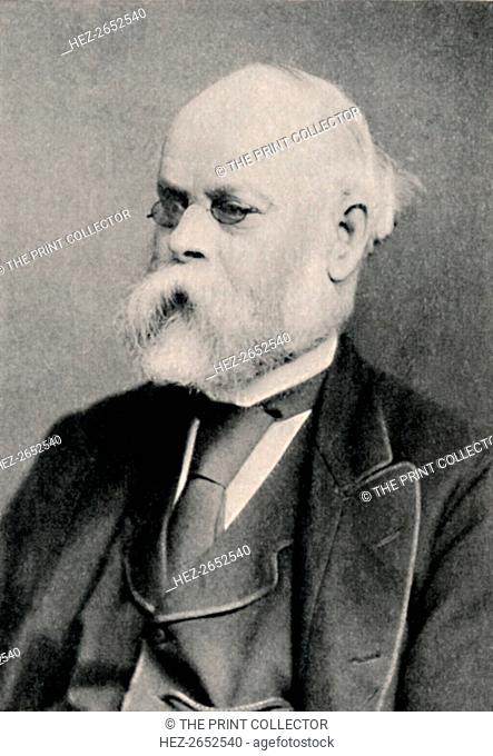 'Samuel Plimsoll, M.P.', c1890, (1904). Samuel Plimsoll (1824-1898) was an English politician and social reformer, now best remembered for having devised the...